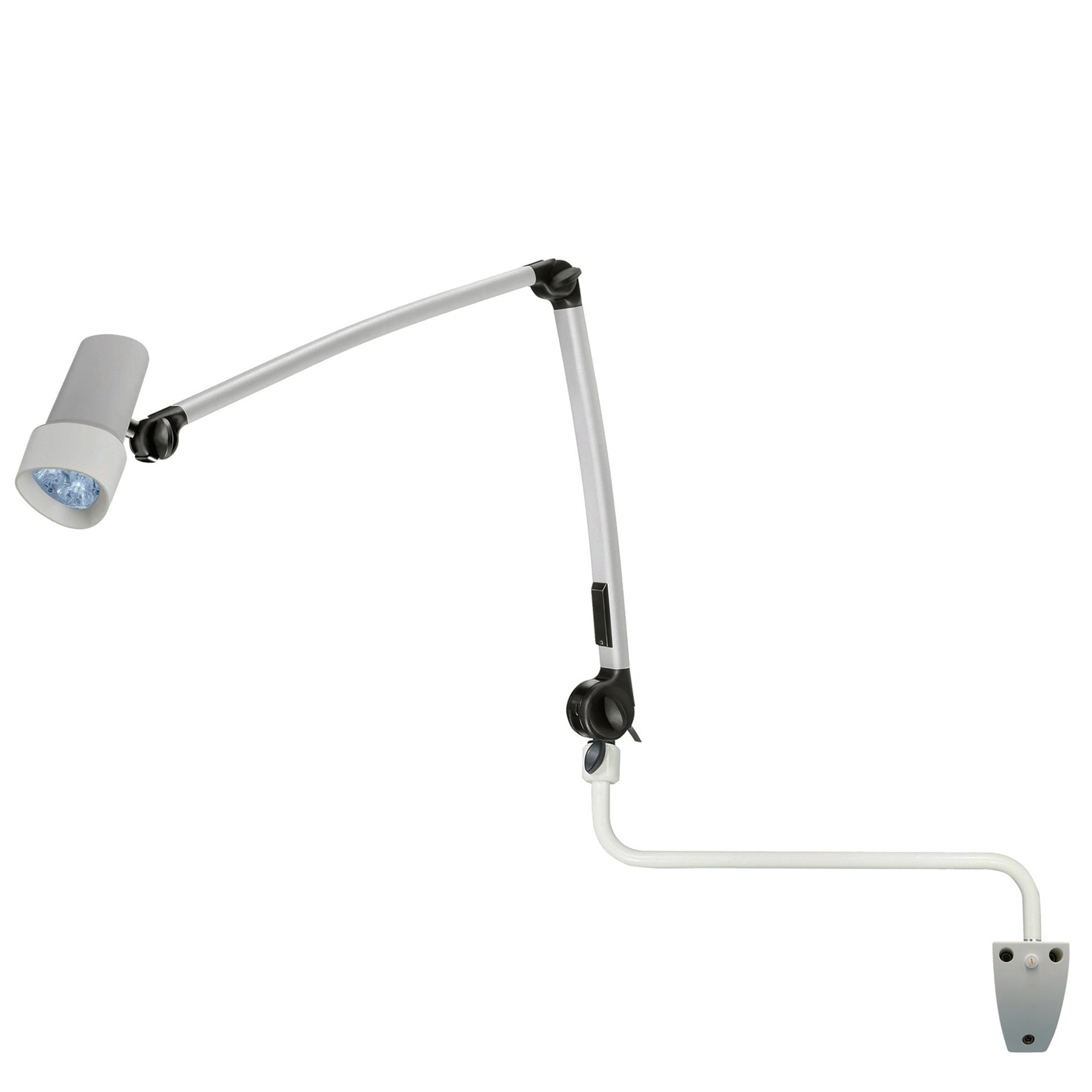 Derungs D15994930 Halux LED N30-1 P F1, Reading, Double Arm - Wall Extension Mount