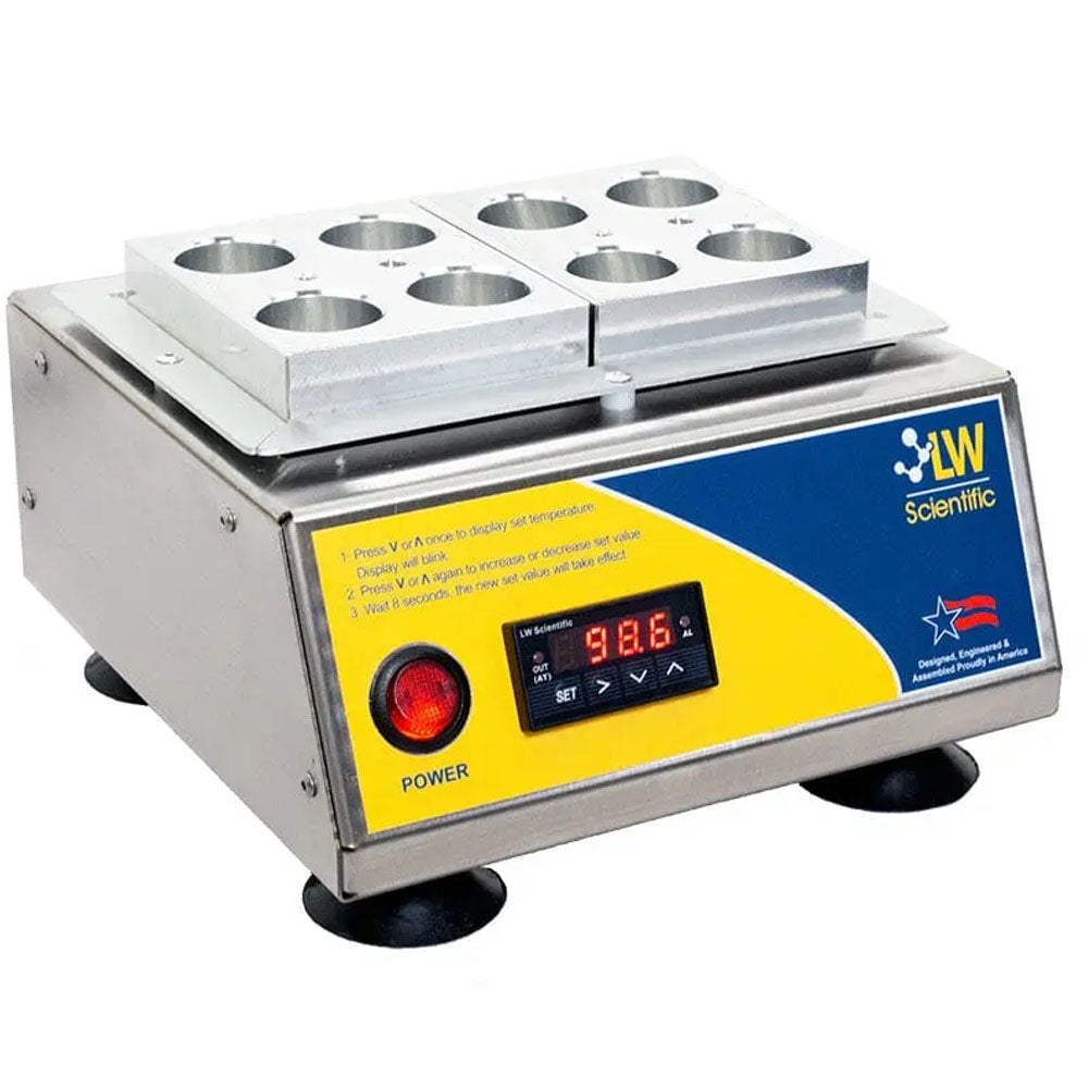 LW Scientific® DBL-08PL-50DP Dry Block Heater / Incubator