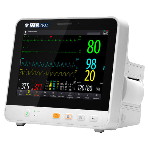 MD Pro GP.N_CO2 Patient Monitor w/Nellcor OxiMax SpO2 & EtCO2
