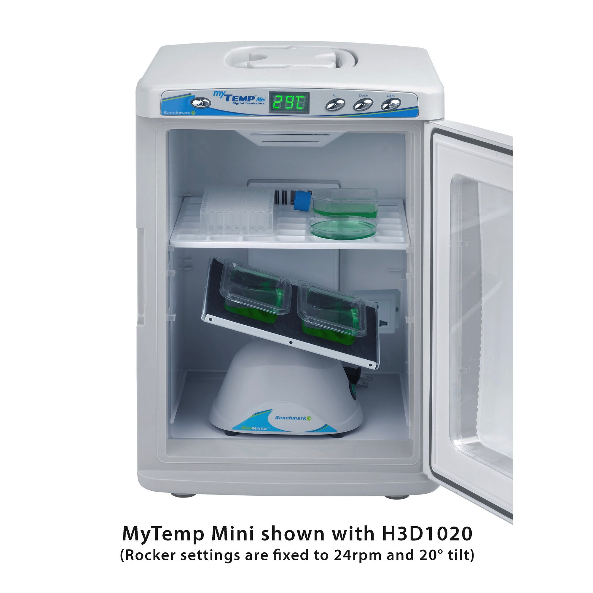 Benchmark Scientific H2200HC MyTemp Mini Digital Incubator with Heating and Cooling