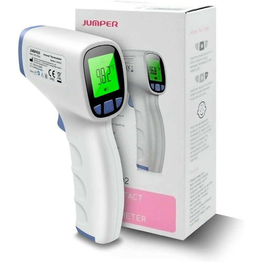 JUMPER® FDA Approved Non-contact Infrared Forehead Thermometer, JPD-FR202 - MedLabAmerica.com