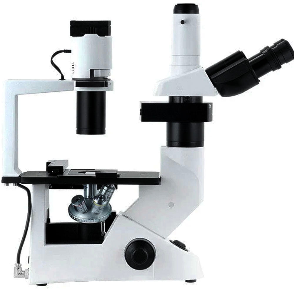 LW Scientific® Inverted Microscope, Trinocular, Infinity Plan, Halogen, L1M-T04A-DPH3 - MedLabAmerica.com