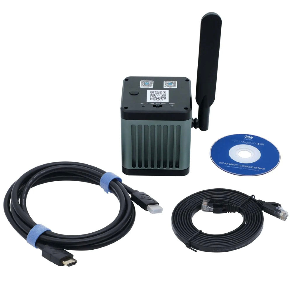 LW Scientific® MegaVID™ 12MP WiFi/USB Microscope Camera, MVC-12MP-WiFi