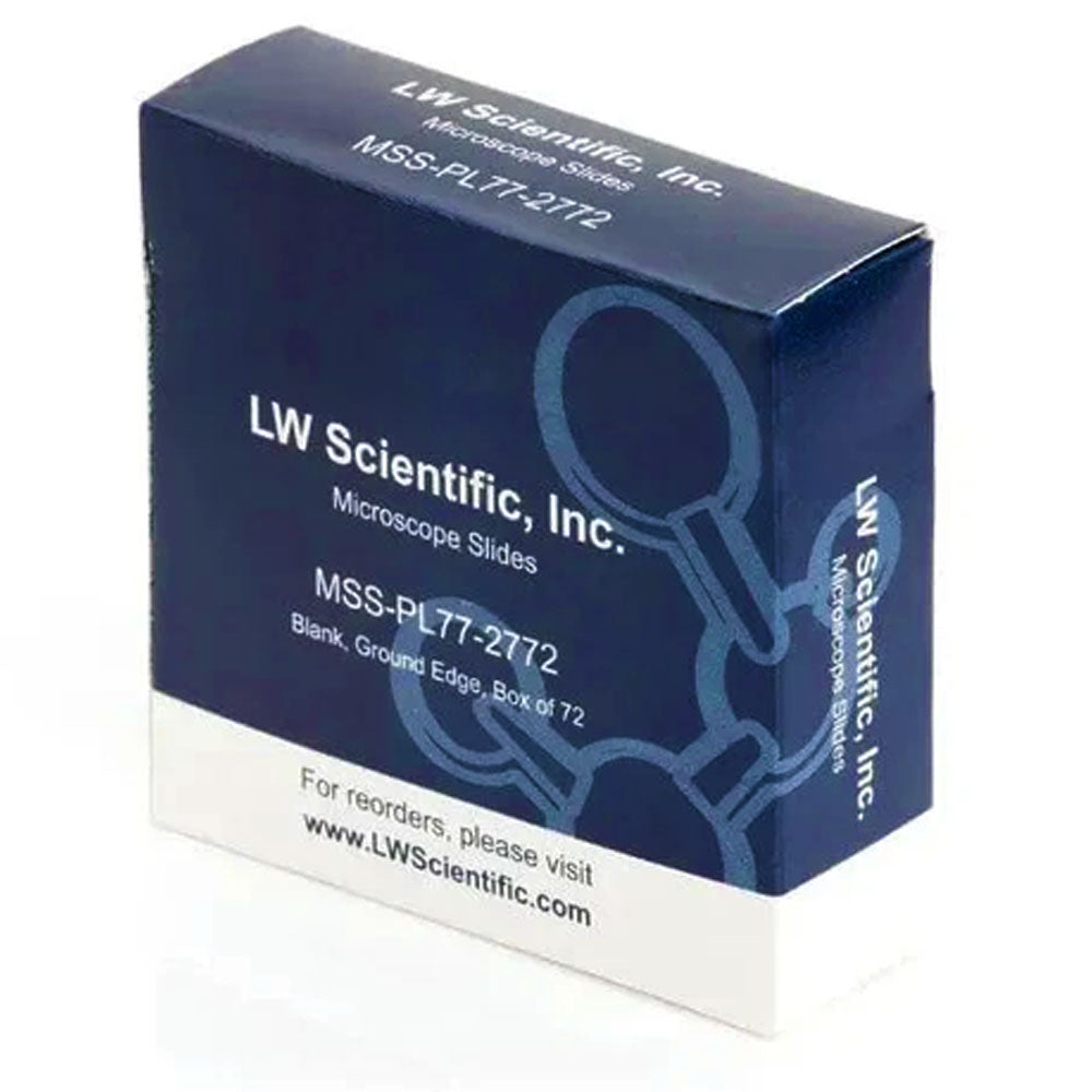 LW Scientific® MSS-PL77-2772 Microscope Slides