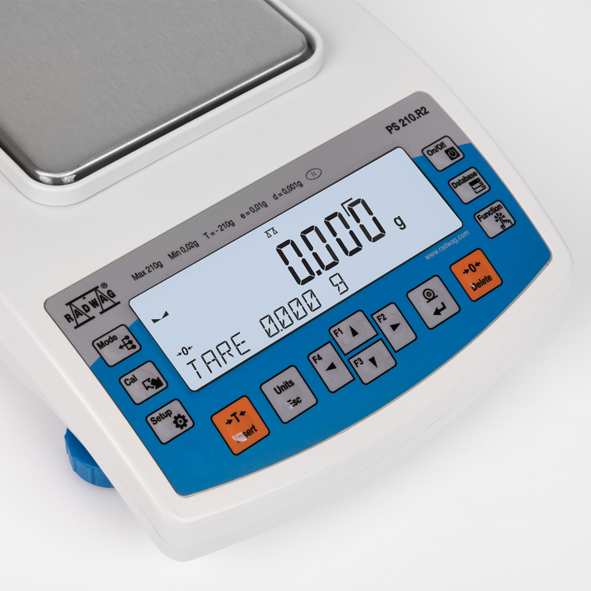 Radwag® PS 750.R1 Precision Balance, 750g x 1mg, WL-213-0022