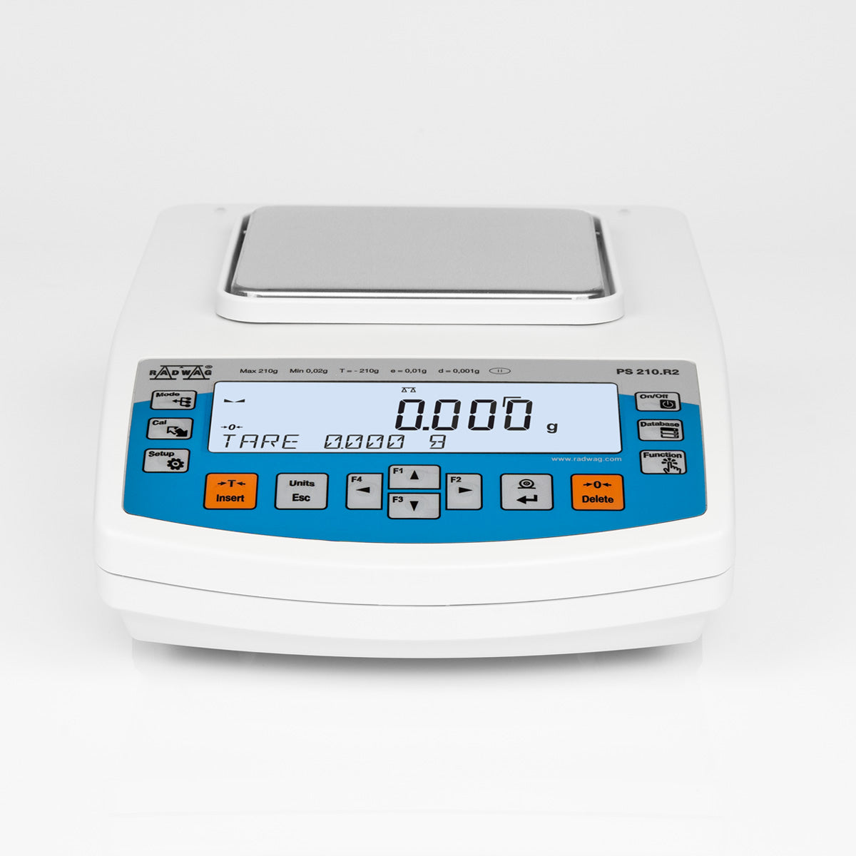 Radwag® PS 750.R2 Precision Balance, 750g x 1mg, WL-212-0021