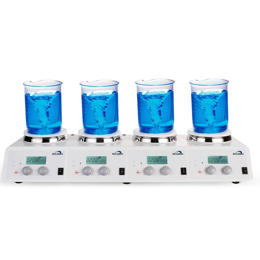 Scilogex® SCI340-4 4Ch. Magnetic Hotplate Stirrer 8030271110