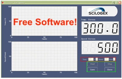 Scilogex SCI340-Pro 86144201-B Circular Top Magnetic Hotplate Stirrer Bundle