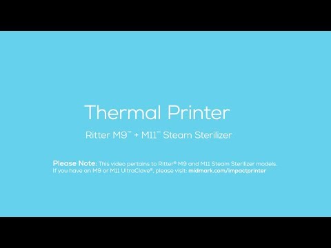 Midmark-9A682001-Thermal-Printer-Installation