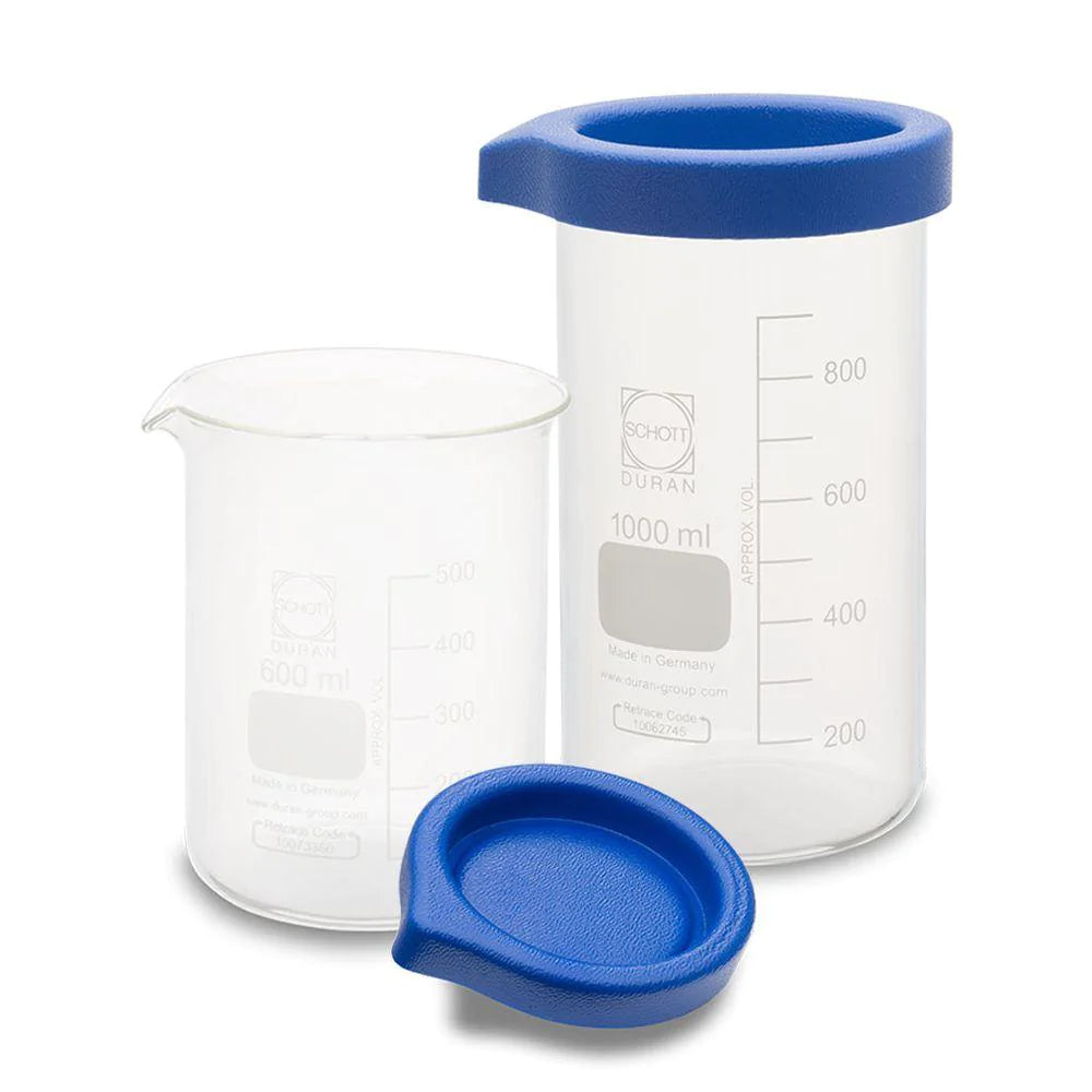 elma-1-000ml-glass-beaker-with-plastic-lid-95-mm-dia-104-6010